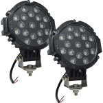 Proiector LED  51w 12v-24v, 3740 lumeni, Spot 60 grade - Negru - imagine 2