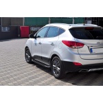 Praguri Laterale Hyundai IX 35 [10-14] - ARP Artemis Black - imagine 9