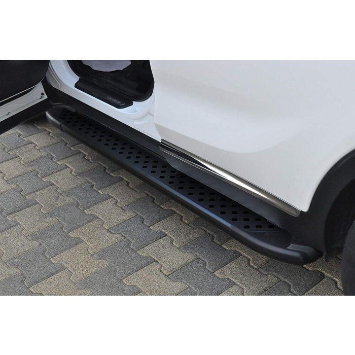 Praguri Laterale Kia Sorento [15 ->] - ARP Artemis Grey Black - imagine 8