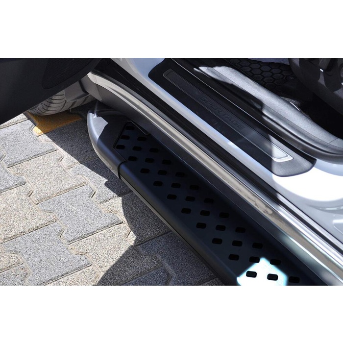 Praguri Laterale Kia Sportage [16 ->] - ARP Artemis Grey Black - imagine 8