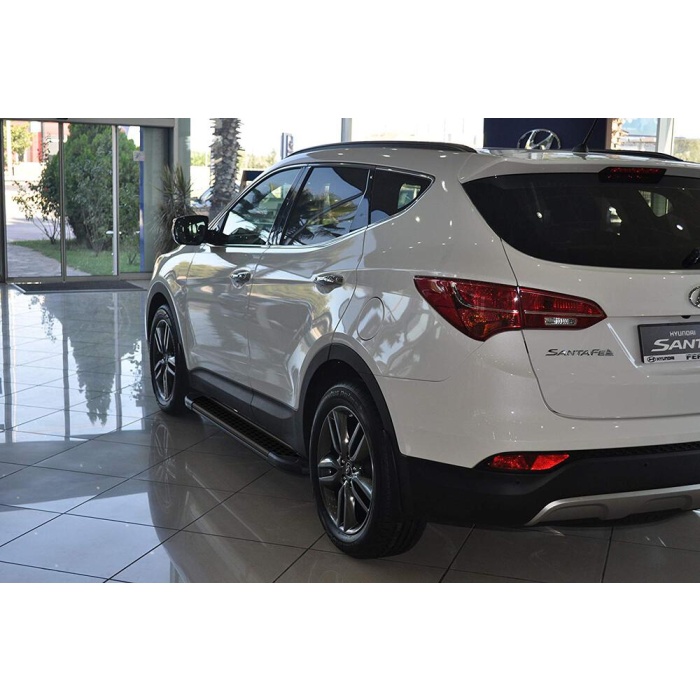 Praguri Laterale Hyundai Santa FE [13 ->] - ARP Artemis Black - imagine 9