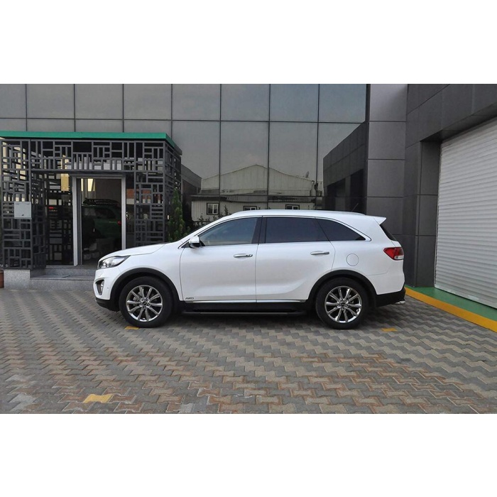 Praguri Laterale Kia Sorento [15 ->] - ARP Artemis Grey Black - imagine 6
