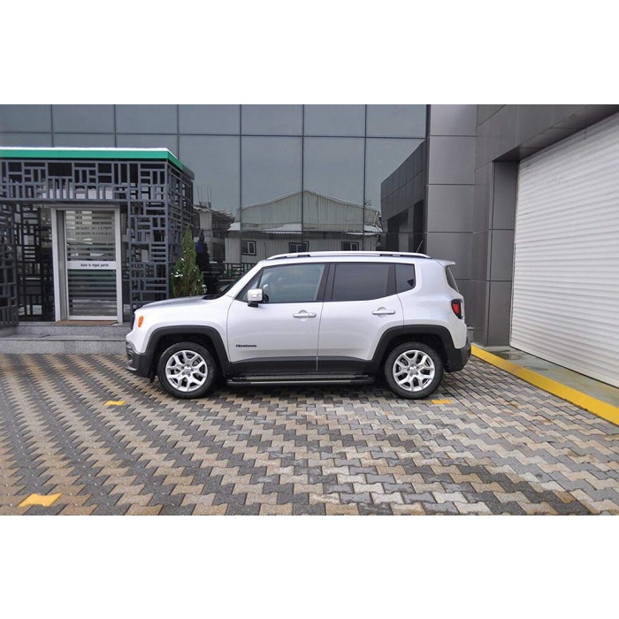 Praguri Laterale Jeep Renegade [15 ->] - ARP Artemis Grey Black - imagine 6