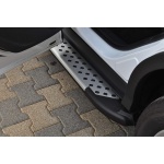 Praguri Laterale Hyundai Tucson [05-09] - ARP Artemis Silver - imagine 10
