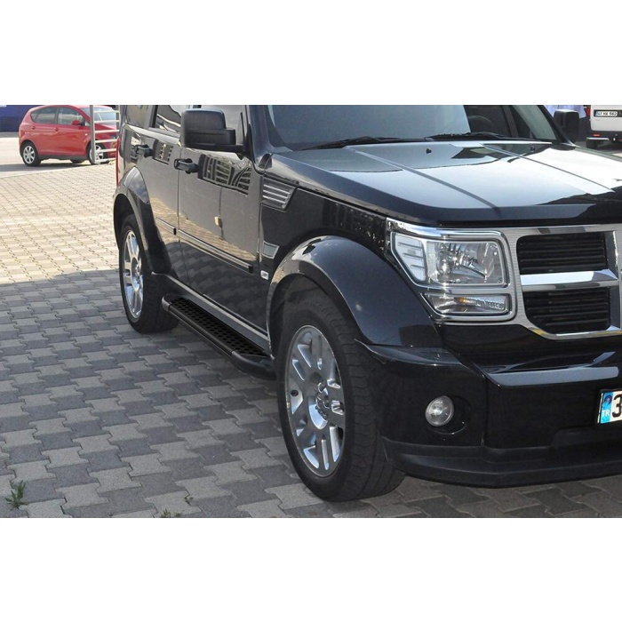 Praguri Laterale Dodge Nitro [07 ->] - ARP Artemis Black - imagine 6