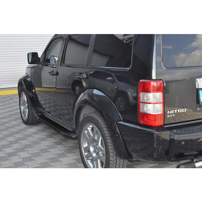 Praguri Laterale Dodge Nitro [07 ->] - ARP Artemis Black - imagine 11