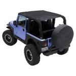 Mesh Extensibil Jeep Wrangler JK - Smittybilt - negru