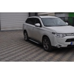 Praguri Laterale Mitsubishi Outlander [13 -> ] - ARP Artemis Silver - imagine 9