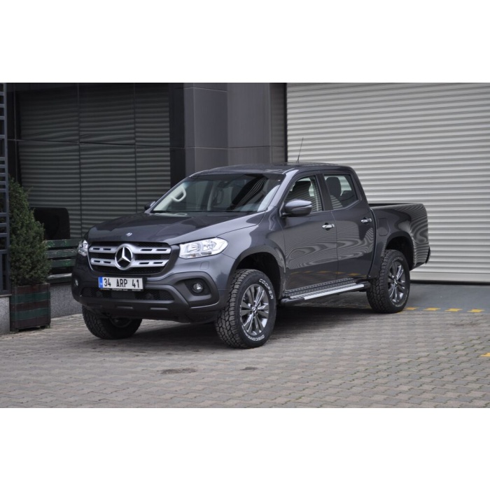 Praguri Laterale Mercedes X-Class 2017 -> - ARP Artemis Silver - imagine 8