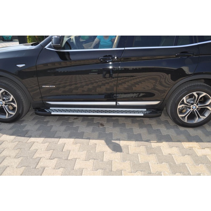 Praguri Laterale BMW X3 12 -> - ARP Artemis Silver - imagine 9
