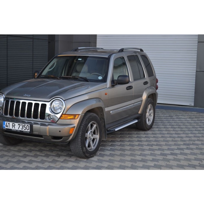 Praguri Laterale Jeep Cherokee Limited [03-08] - ARP Artemis Silver - imagine 6
