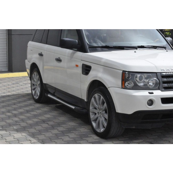 Praguri Laterale Land Rover Range Rover Sport [03-13] - ARP Artemis Silver - imagine 7