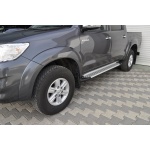Praguri Laterale Toyota Hilux Vigo [12-14] - ARP Artemis Silver - imagine 8