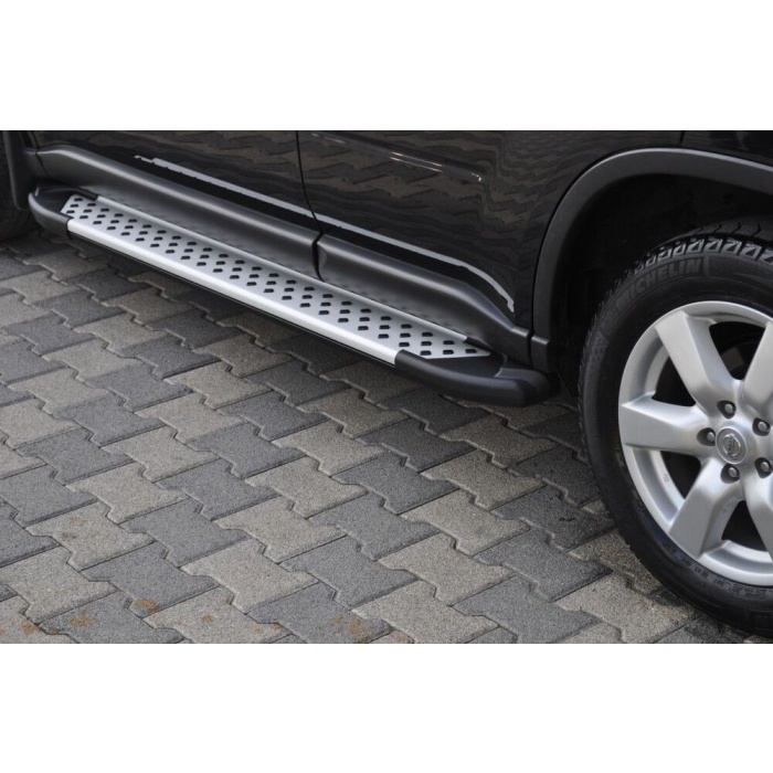 Praguri Laterale Nissan X-Trail 08-13 - ARP Artemis Silver - imagine 6