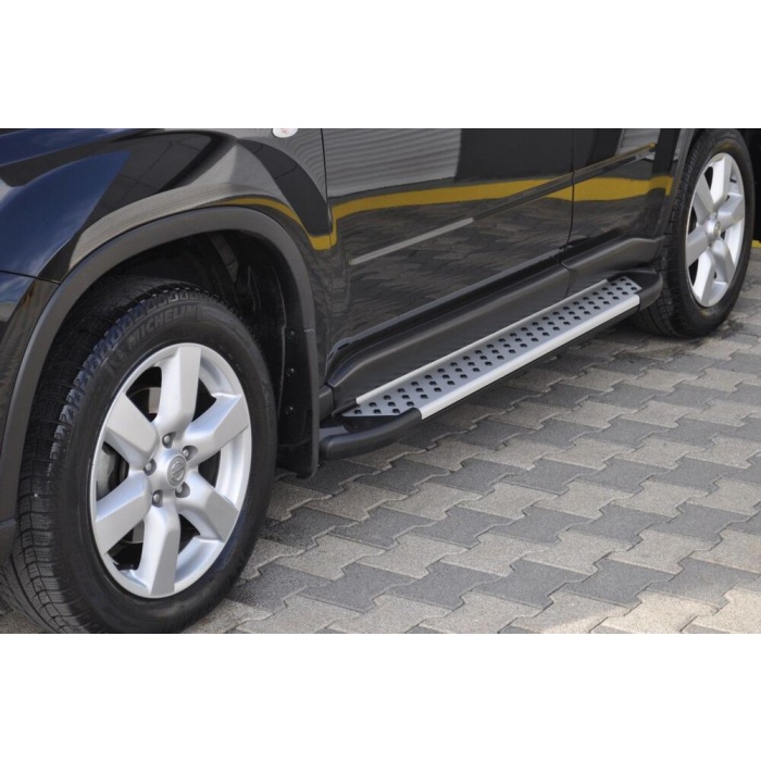 Praguri Laterale Nissan X-Trail 08-13 - ARP Artemis Silver - imagine 10