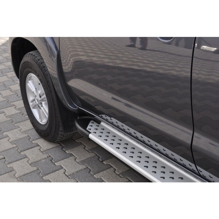 Praguri Laterale Toyota Hilux Vigo [12-14] - ARP Artemis Silver - imagine 7