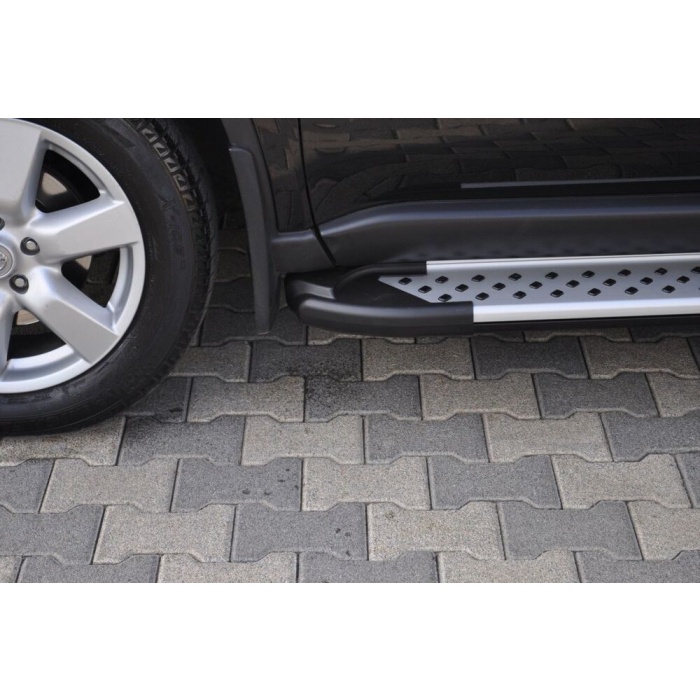 Praguri Laterale Nissan X-Trail 08-13 - ARP Artemis Silver - imagine 8