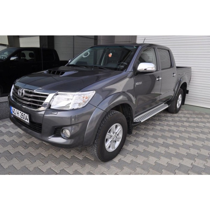 Praguri Laterale Toyota Hilux Vigo [12-14] - ARP Artemis Silver - imagine 11