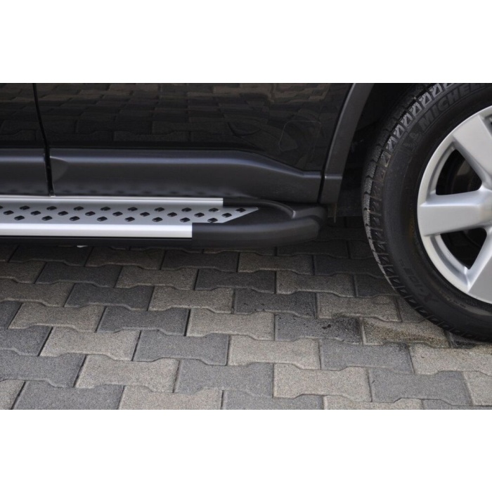 Praguri Laterale Nissan X-Trail 08-13 - ARP Artemis Silver - imagine 9