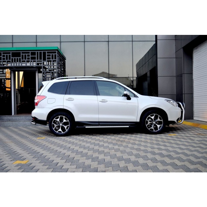 Praguri Laterale Subaru Forester [13] - ARP Artemis Silver - imagine 10
