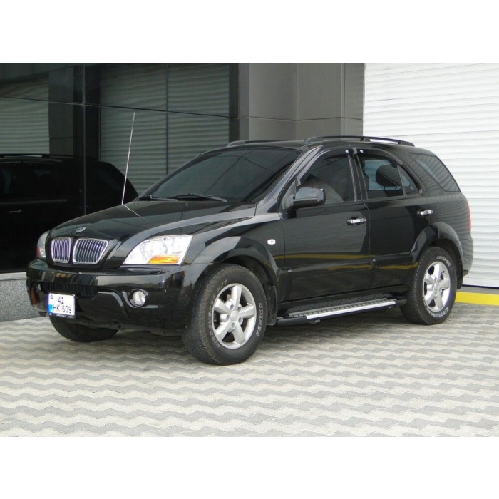 Praguri Laterale Kia Sorento 03-09 - ARP Artemis Silver - imagine 7