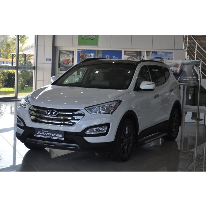 Praguri Laterale Hyundai Santa Fe 13 -> - ARP Artemis Silver - imagine 11