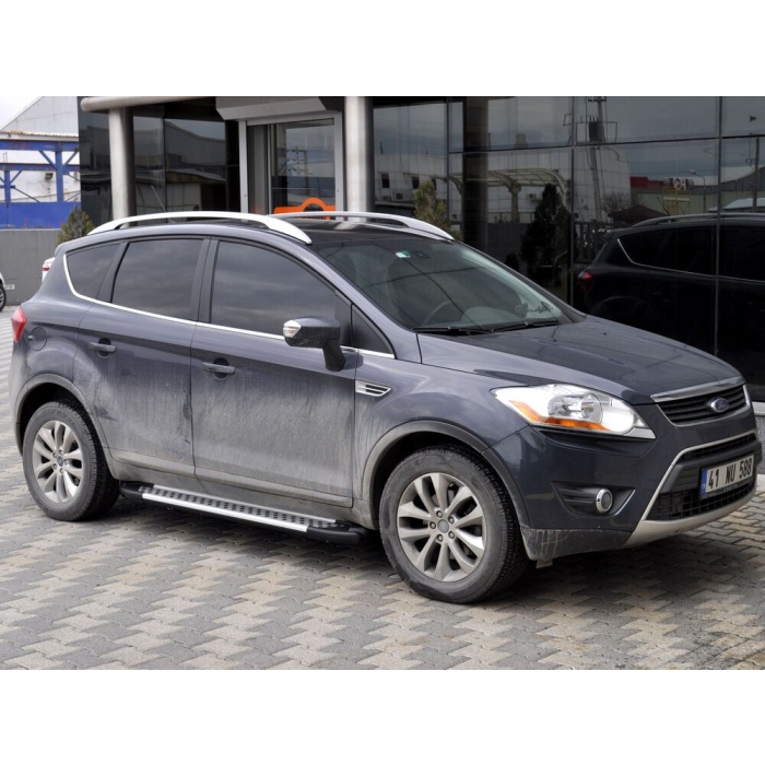 Praguri Laterale Ford Kuga 08-12 - ARP Artemis Silver - imagine 8
