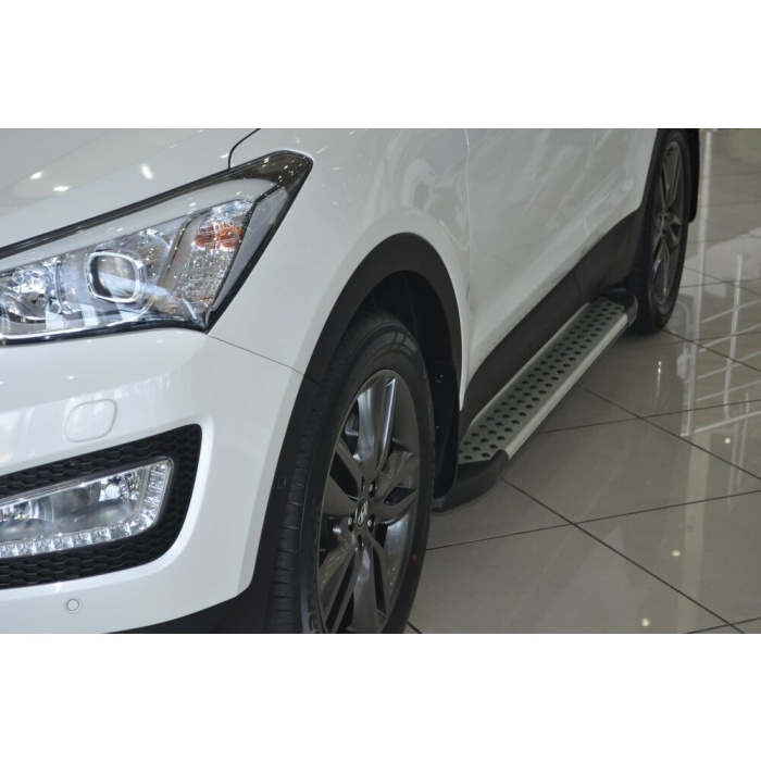 Praguri Laterale Hyundai Santa Fe 13 -> - ARP Artemis Silver - imagine 9