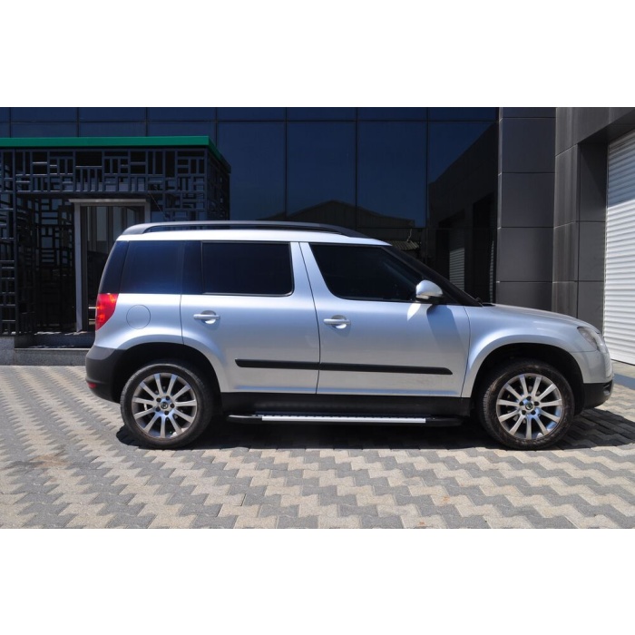 Praguri Laterale Skoda Yeti 10-13 - ARP Artemis Silver - imagine 7