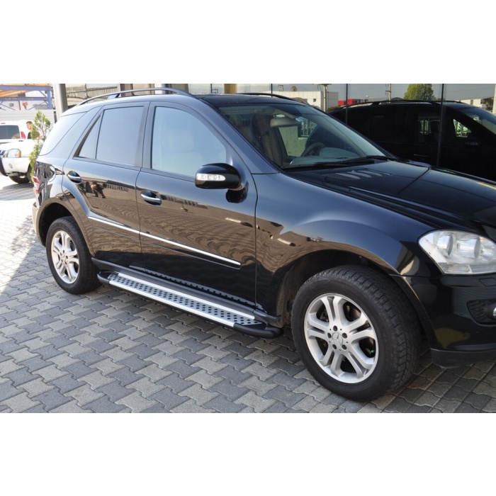 Praguri Laterale Mercedes W164 ML 06-11 - ARP Artemis Silver - imagine 14