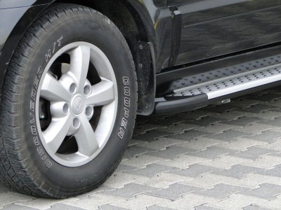 Praguri Laterale Kia Sorento 03-09 - ARP Artemis Silver - imagine 9