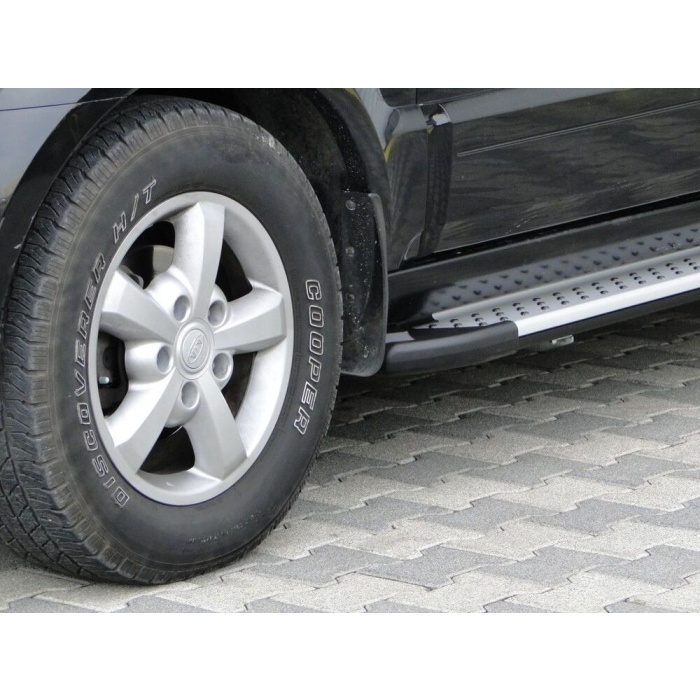 Praguri Laterale Kia Sorento 03-09 - ARP Artemis Silver - imagine 9