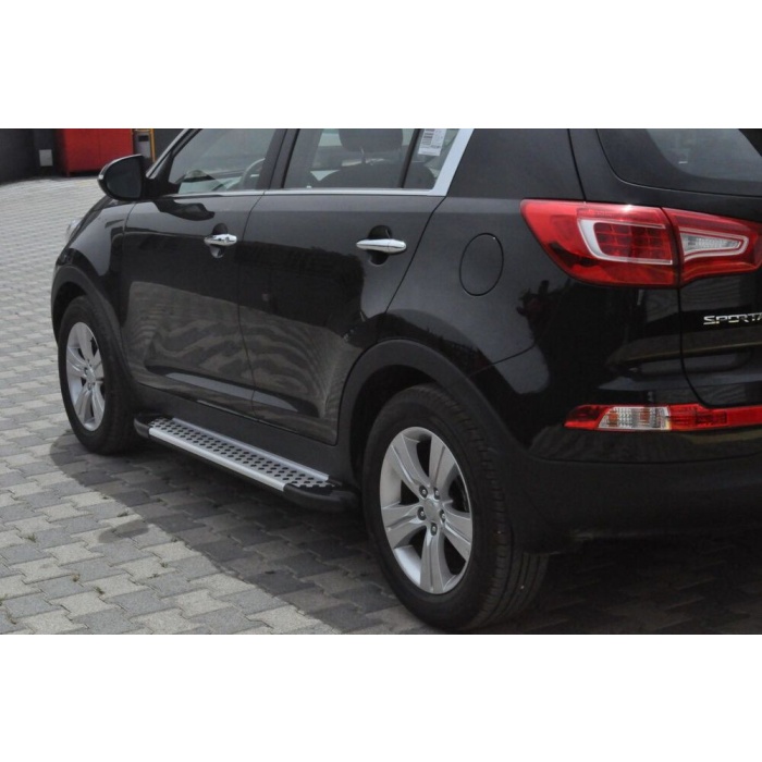 Praguri Laterale Kia Sportage 10-15 - ARP Artemis Silver - imagine 9