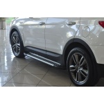 Praguri Laterale Hyundai Santa Fe 13 -> - ARP Artemis Silver - imagine 12