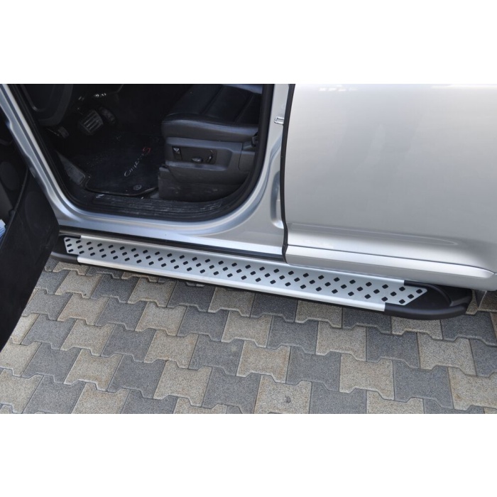 Praguri Laterale Porsche Cayenne 04-10 - ARP Artemis Silver - imagine 11