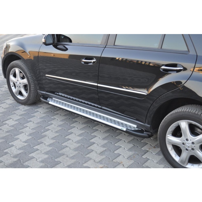 Praguri Laterale Mercedes W164 ML 06-11 - ARP Artemis Silver - imagine 7