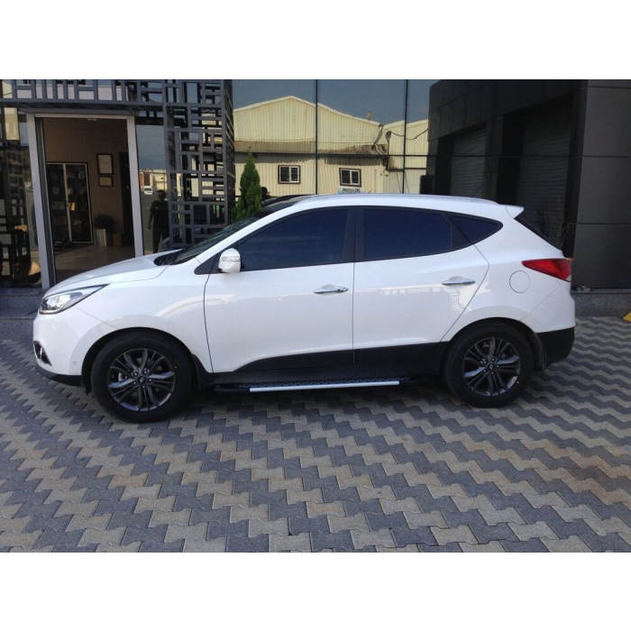 Praguri Laterale Hyundai IX35 10-14 - ARP Artemis Silver - imagine 12