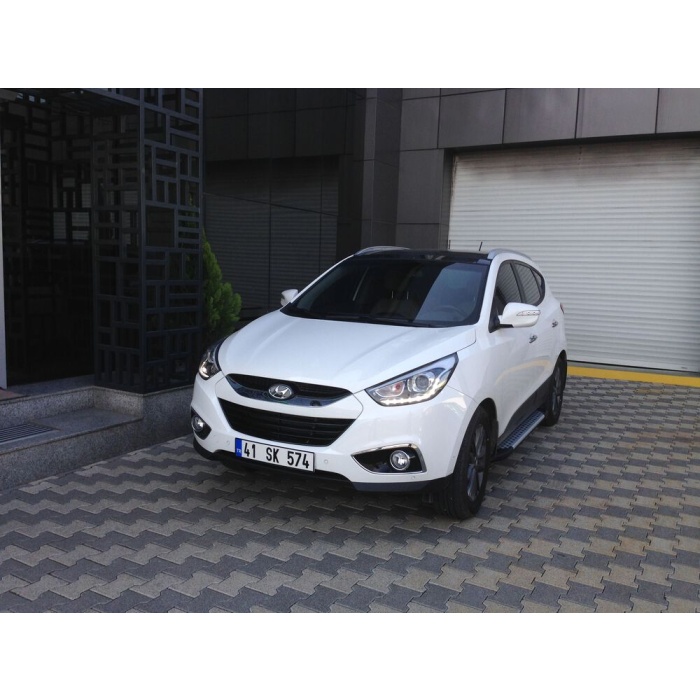 Praguri Laterale Hyundai IX35 10-14 - ARP Artemis Silver - imagine 11