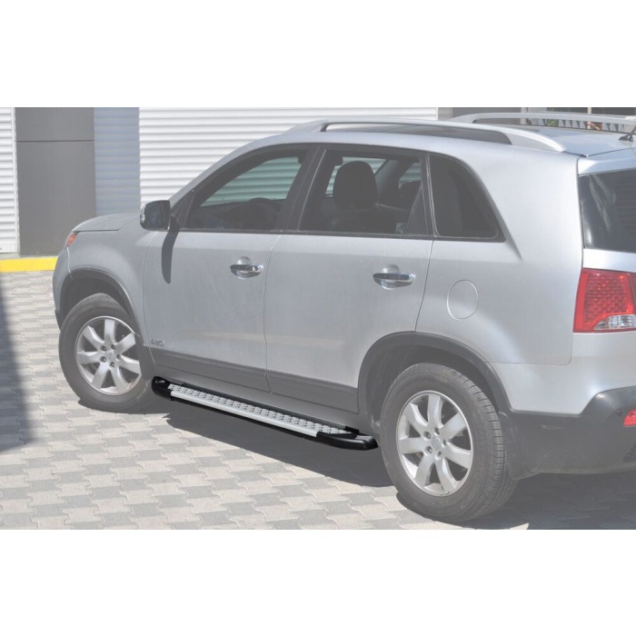 Praguri Laterale Kia Sorento [13-14] - ARP Artemis Silver - imagine 9