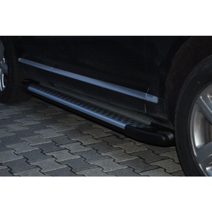 Praguri Laterale Volkswagen Touareg 03 -> - ARP Artemis Silver - imagine 7