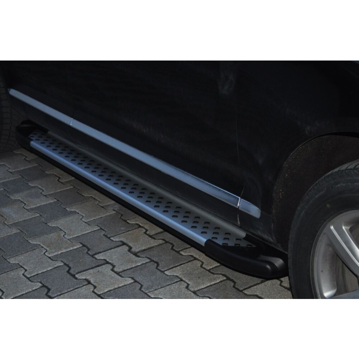 Praguri Laterale Volkswagen Touareg 03 -> - ARP Artemis Silver - imagine 9