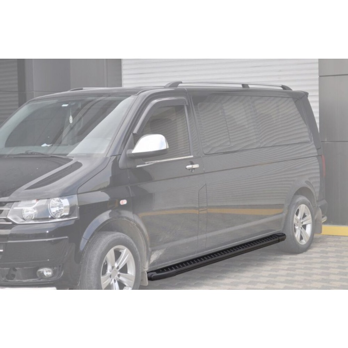 Praguri Laterale Volkswagen Transporter T5 (SWB) [04-09] - ARP Artemis Silver - imagine 9