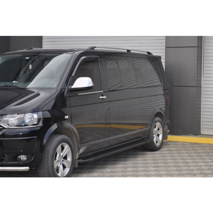 Praguri Laterale Volkswagen Transporter T5 (SWB) [04-09] - ARP Artemis Silver - imagine 7