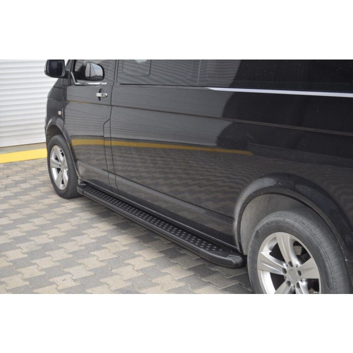 Praguri Laterale Volkswagen Transporter T5 (SWB) [04-09] - ARP Artemis Silver - imagine 11