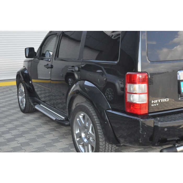 Praguri Laterale Dodge Nitro [07 -> ] - ARP Artemis Silver - imagine 8