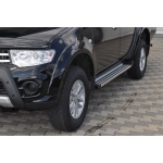 Praguri Laterale Mitsubishi L200 Triton [10-14] - ARP Ronesans Silver - imagine 4