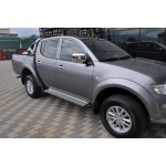 Praguri Laterale Mitsubishi L200 Triton [10-14] - ARP Ronesans Silver - imagine 3