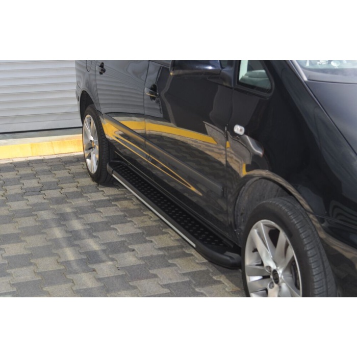 Praguri Laterale Seat Alhambra 06-> - ARP Artemis Grey Black - imagine 6