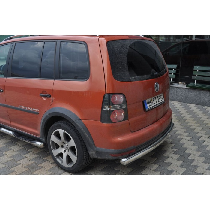 Bara de protectie spate Volkswagen Touran 03-15 - ARP MERKUR Chrome - imagine 2