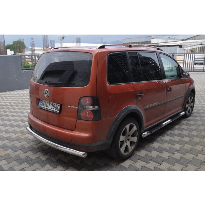 Bara de protectie spate Volkswagen Touran 03-15 - ARP MERKUR Chrome - imagine 3